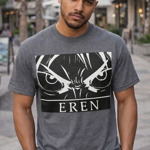 George Dark Gray Graphic Tee